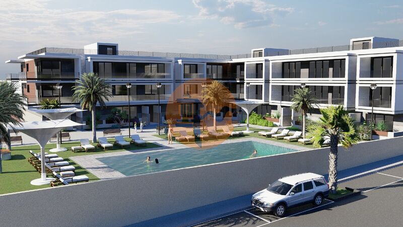 Apartment Modern under construction 2 bedrooms Fuseta Olhão - air conditioning, gated community, equipped, swimming pool, solar panels, balcony, store room