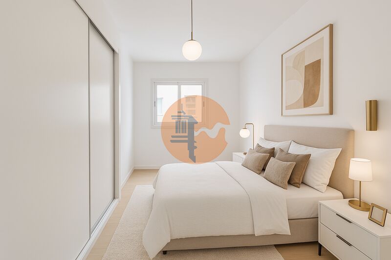 Apartment 1 bedrooms Modern Vila Nova de Cacela Vila Real de Santo António - kitchen, air conditioning, garage, green areas, swimming pool, barbecue, parking lot, solar panels, condominium