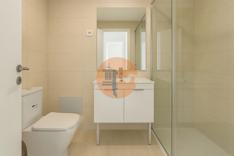 Apartment T1 Modern Vila Nova de Cacela Vila Real de Santo António - green areas, kitchen, parking lot, condominium, barbecue, air conditioning, solar panels, swimming pool, garage