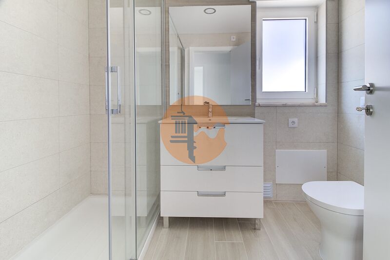 Apartment T0 Modern Vila Nova de Cacela Vila Real de Santo António - barbecue, condominium, garage, air conditioning, green areas, solar panels, swimming pool