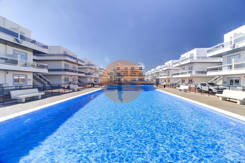 Apartment Modern 1 bedrooms Vila Nova de Cacela Vila Real de Santo António - green areas, swimming pool, terrace, barbecue, condominium, garage, solar panels, air conditioning