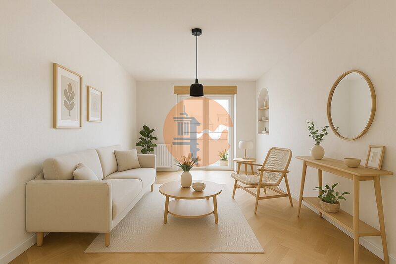 Apartment 3 bedrooms Renovated in the center Tavira - balcony, 2nd floor, air conditioning, balconies