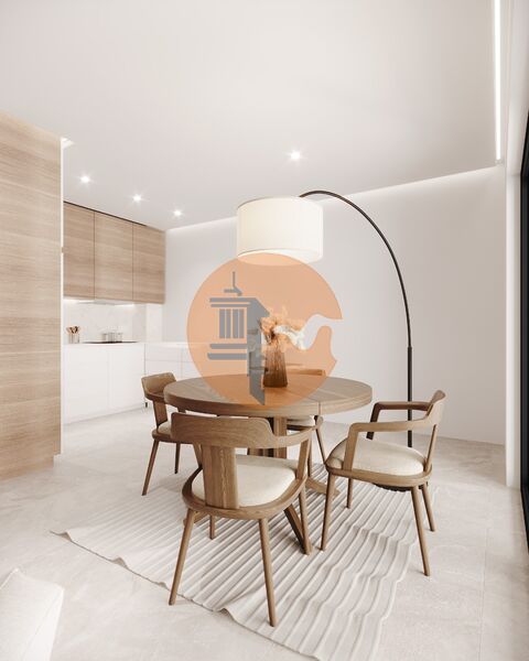 Apartamento Moderno T2 Olhão - isolamento térmico, varanda, ar condicionado