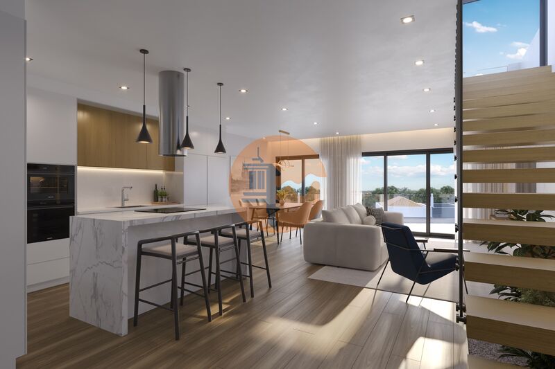 Apartamento T3 Colinas de Boavista Tavira - vista mar, varanda, terraço, ar condicionado, piso radiante, piscina, jardim, garagem