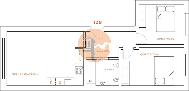 Apartment 2 bedrooms Modern Monte Gordo Vila Real de Santo António - thermal insulation, solar panel, ground-floor