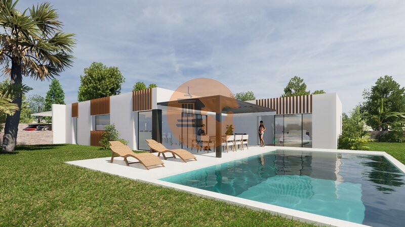 Land with 5368sqm Alecrineira Quelfes Olhão - olive trees