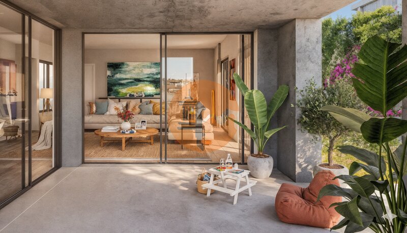 House new 4 bedrooms Almada - garden, private condominium, swimming pool, equipped