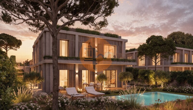 House 4 bedrooms Luxury Almada - garden, private condominium, equipped, swimming pool