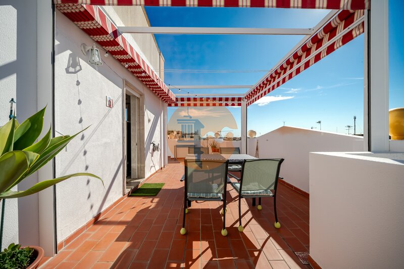 Apartment T1 Vila Real de Santo António - furnished, barbecue, terrace, air conditioning, tennis court, equipped