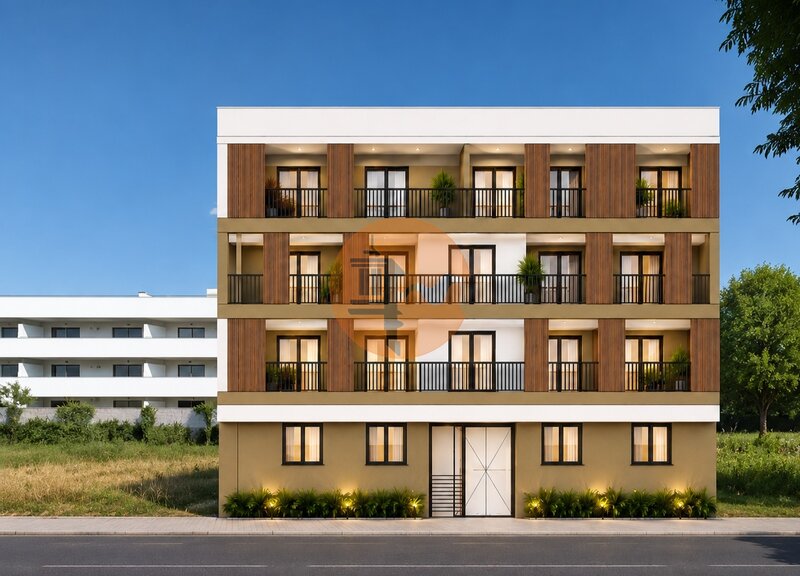 Apartamento T2 em construção Porta Nova Tavira - r/c, cozinha equipada, ar condicionado, painéis solares, piscina