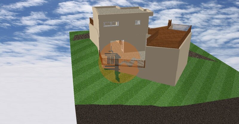 Terreno novo com projecto aprovado Junqueira Castro Marim - garagem