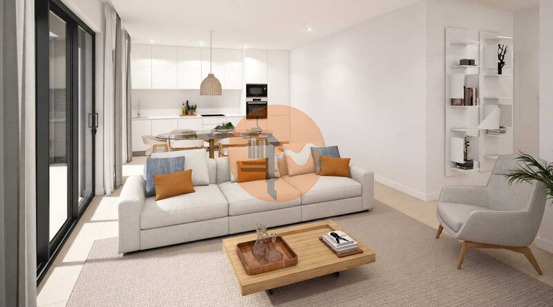 Apartamento T2 Tavira - ar condicionado, piso radiante, varandas, piscina