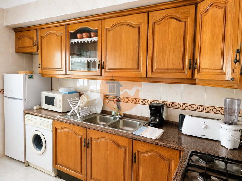 квартира T3 Vila Real de Santo António - красивые виды, голландская печь, балконы, балкон