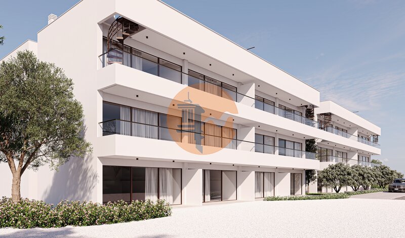 Apartment 2 bedrooms Carvoeiro Lagoa (Algarve) - equipped, terrace, tennis court, garden, condominium, playground, sauna, furnished, green areas, swimming pool