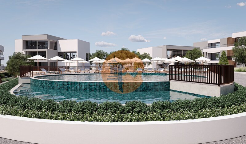 Apartment 1 bedrooms Carvoeiro Lagoa (Algarve) - furnished, equipped, condominium, playground, swimming pool, tennis court, gardens