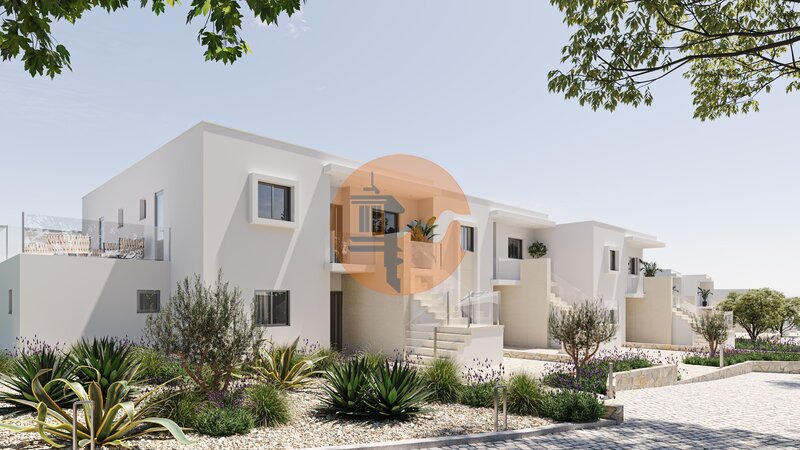 Apartment 2 bedrooms Modern Carvoeiro Lagoa (Algarve) - radiant floor, solar panels, balconies, swimming pool, furnished, gardens