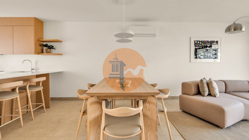 Apartment 2 bedrooms Luxury Carvoeiro Lagoa (Algarve) - gardens, furnished, radiant floor, solar panels, balconies, swimming pool