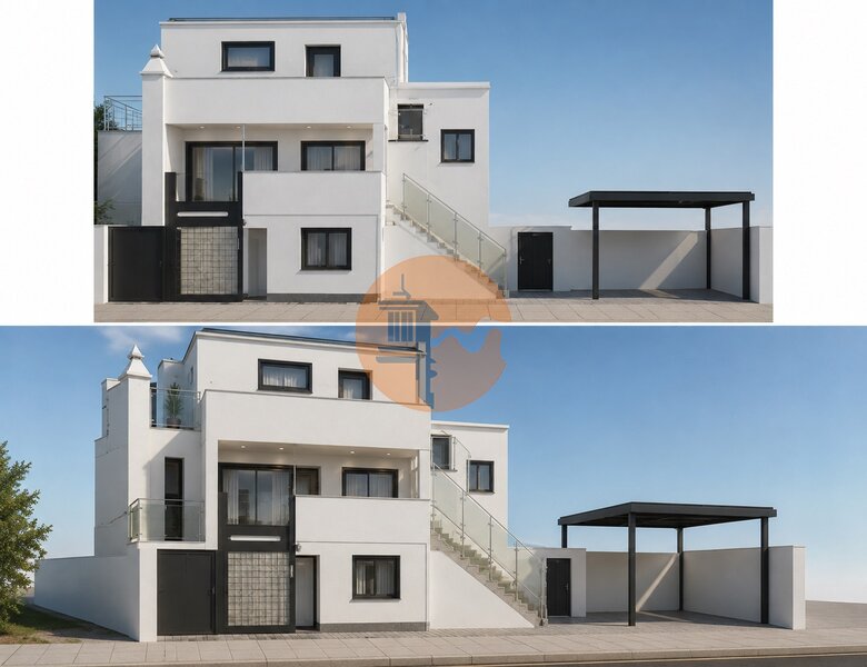 квартира T3+1 отремонтированный Cabanas de Tavira - тихий район, оборудованная кухня, пожарные извещатели, оборудованная, терраса, кондиционер