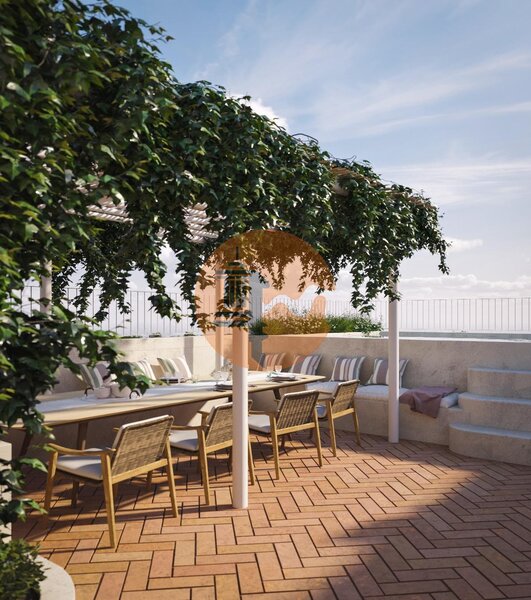 Apartamento T2 Moncarapacho Olhão - balcón, piscina