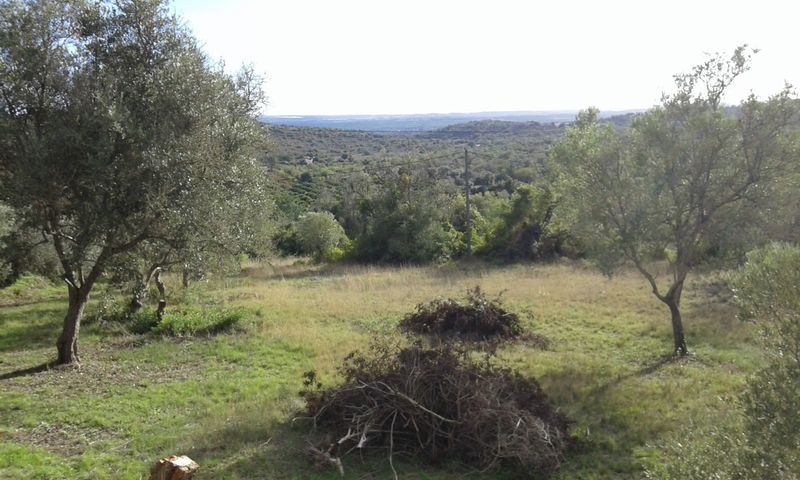 земля загородный равнинный São Bartolomeu de Messines Silves - вид на море, электричество, увлекательные виды, вода