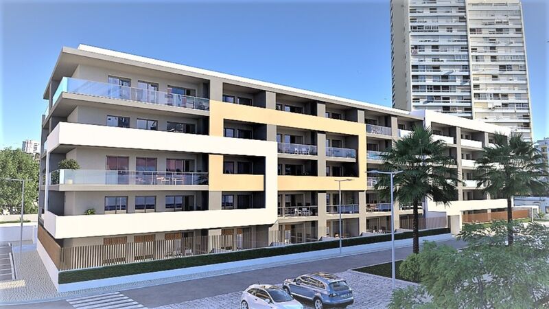 Apartamento novo em construção T2 Praia da Rocha Portimão - ténis, banho turco, piscina, sauna, condomínio fechado, parque infantil