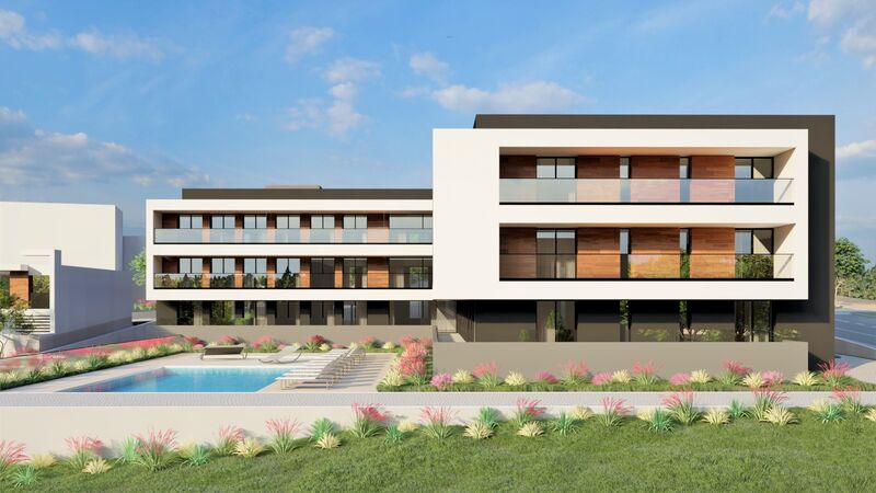 Apartamento T2 de luxo perto da praia Correeira Albufeira - jardim, garagem, condomínio privado, piscina