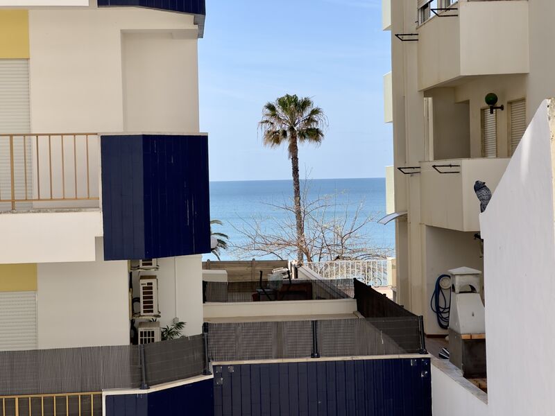 Apartamento Remodelado com vista mar T1 Armação de Pêra Silves - varanda, vista mar