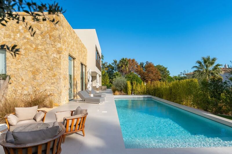 House 4 bedrooms new Quinta do Lago Almancil Loulé - swimming pool, garage, garden, terraces