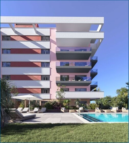 Apartamento em construção T2 Armação de Pêra Silves - garagem, piscina