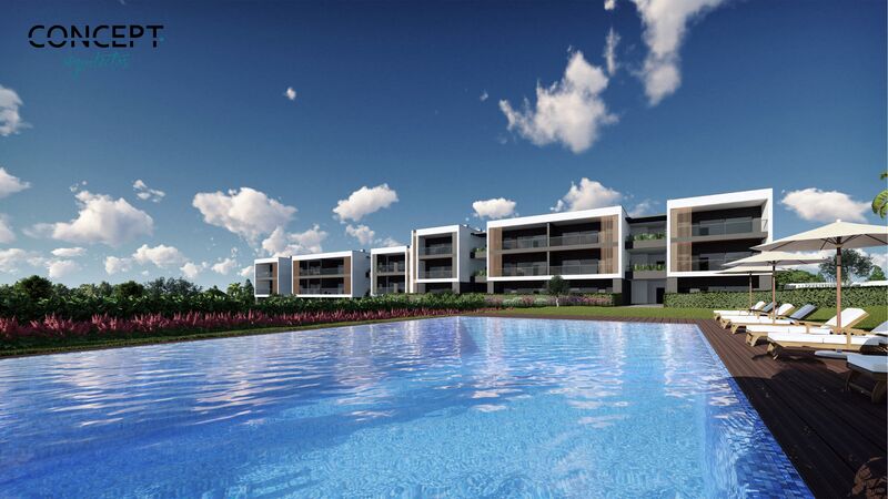 Apartment new under construction 2 bedrooms Torre da Medronheira Albufeira - garage, kitchen, swimming pool