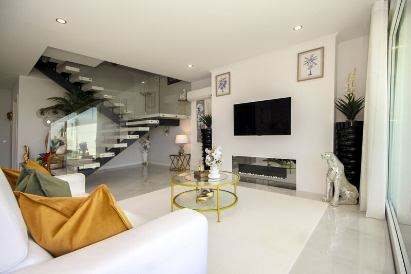 Huis V3 Modern rijwoning Ferreiras Albufeira - speeltuin, terras, veel daglicht, balkon, tuin, beveiligd complex