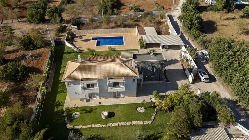 Moradia V3 Guia Albufeira - piscina, jardim, terraços, lareira, ar condicionado