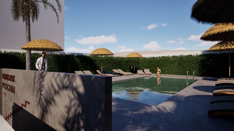 Lote de Terreno com 1 500 m²  e piscina em Albufeira