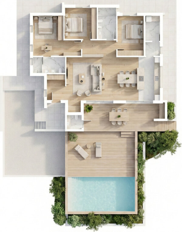 Lote de Terreno com 1 536 m&sup2;  e piscina em Albufeira