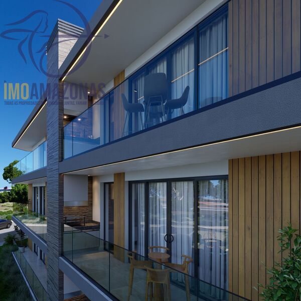 Apartment Modern under construction T3 Porches Lagoa (Algarve) - radiant floor, balcony, balconies, swimming pool, garden, condominium, air conditioning, solar panels, equipped, lots of natural light, kitchen