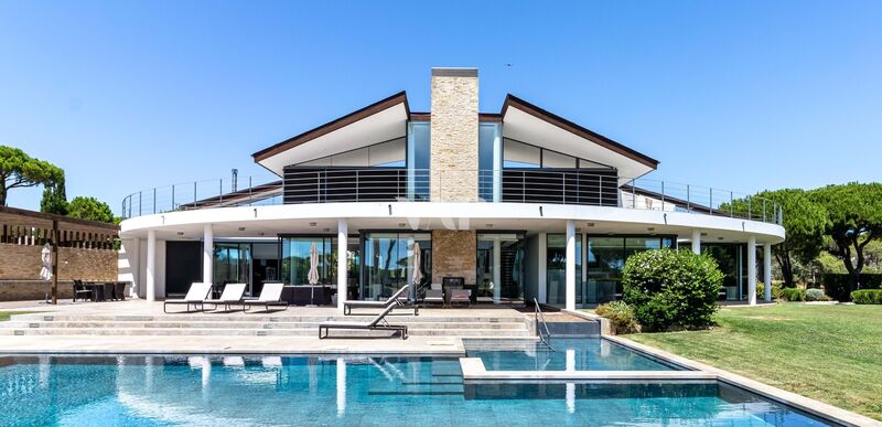 House V5 Luxury Vilamoura Quarteira Loulé - air conditioning, swimming pool, garage, alarm, double glazing, garden