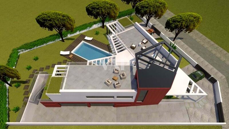 House V3+1 in the center Vilamoura Quarteira Loulé - garage, garden, equipped kitchen, swimming pool