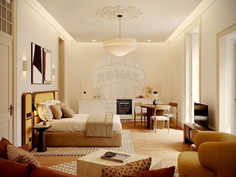 Apartamento T1 novo Santa Maria Maior Lisboa