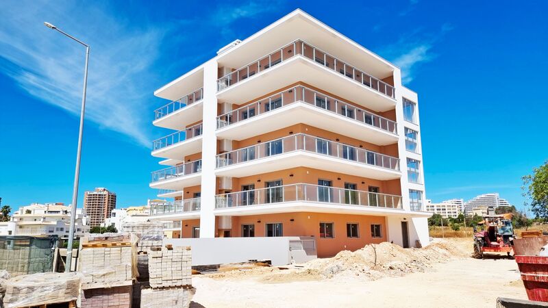 Apartamento T1+1 Moderno em construção Praia da Rocha Portimão - vista mar, ar condicionado, chão radiante, jardim, varandas, piscina