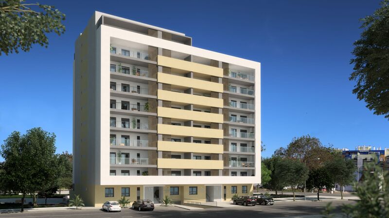 Apartamento T3 Moderno em construção Avenida São João de Deus Portimão - painéis solares, chão flutuante, garagem, chão radiante, varandas, bbq