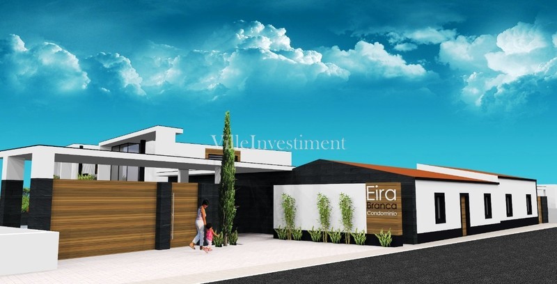 House V4 Branqueira Albufeira - garage, balconies, swimming pool, parking space, sea view, balcony, private condominium