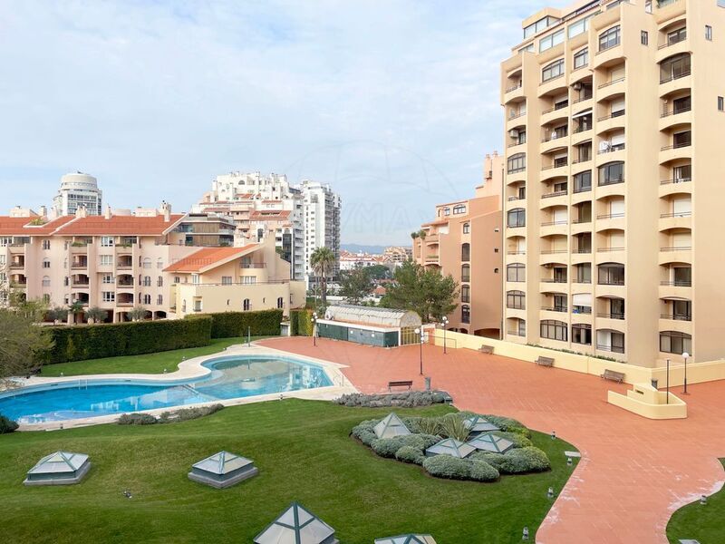 Apartment T3 Cascais - air conditioning, fireplace, central heating, balcony, balconies, garage, swimming pool, gated community