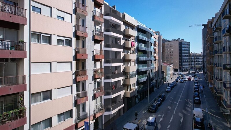 Apartamento T1 com varanda em construção em Matosinhos