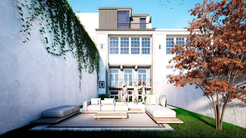 Apartamento T2 Duplex com jardim na Baixa do Porto, Portugal