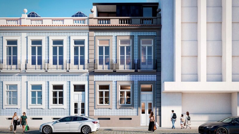 Penthouse T0+1 com terraço na Baixa do Porto, Portugal