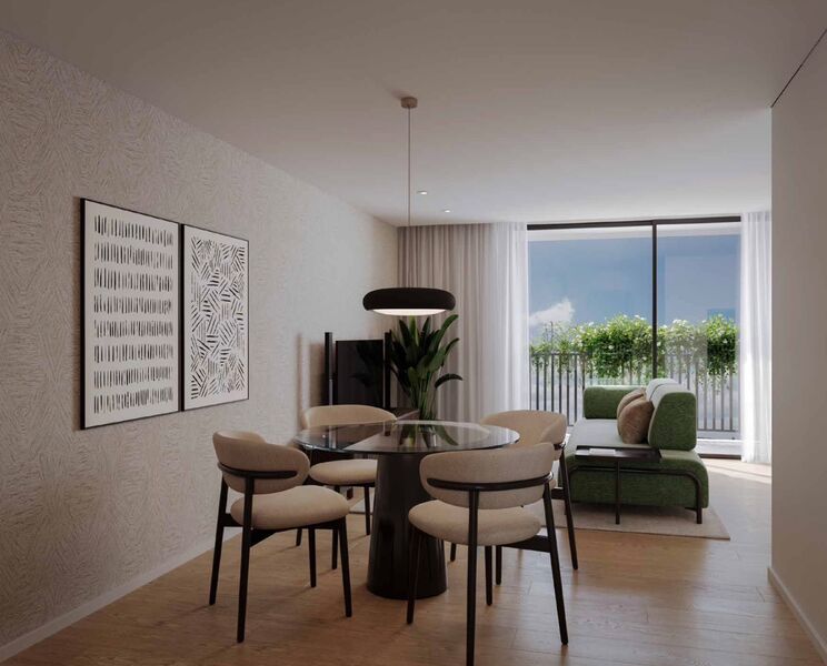 Apartamento T2 novo Paranhos Porto - jardins, parque infantil, varandas