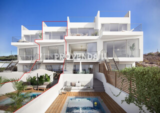 Casa V2 Monte Clérigo Aljezur - terraço, painéis solares, piso radiante, piscina