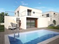 House V3 Modern under construction Salir do Porto Caldas da Rainha - terrace, equipped kitchen, central heating, air conditioning, barbecue, gated community, solar panels, quiet area, swimming pool, garage