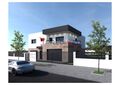 Para venda Moradia V6 Moderna em urbanização Setúbal - bbq, alarme, vidros duplos, lareira, garagem, chão flutuante, jardins, painéis solares, piscina, ar condicionado