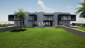 Moradia Moderna em construção V4 à venda Santa Bárbara de Nexe Faro - piscina, vidros duplos, garagem, painéis solares, cozinha equipada, jardim, ar condicionado, lareira